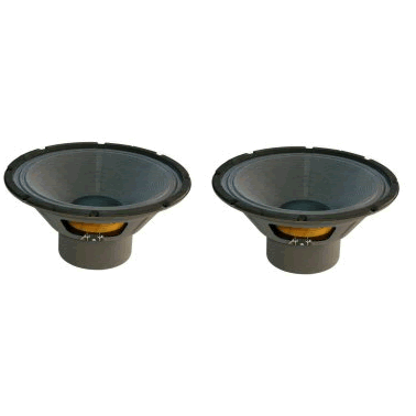 PAIR PACK (x2) Eminence BLACK MOUNTAIN 8ohm 30watt Patriot 12"